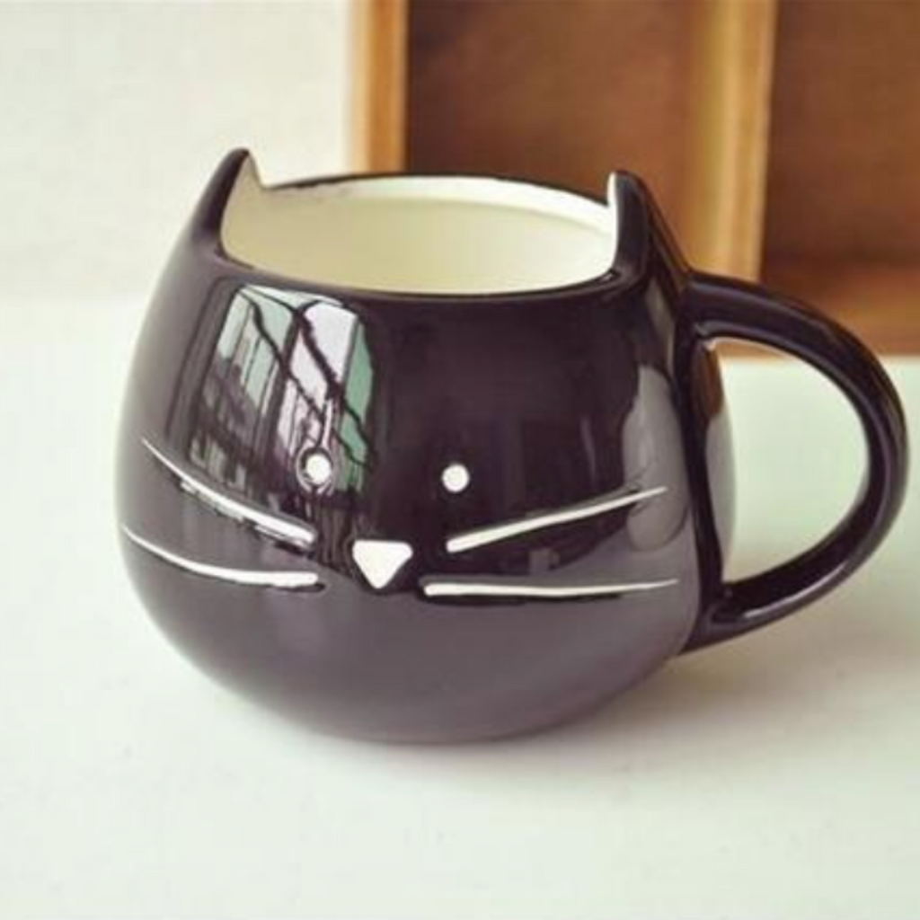 Milk and Whiskers Cat Mug