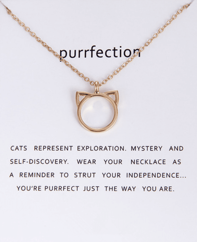 Cute Cat Necklace, Jewelry - catsbeststore