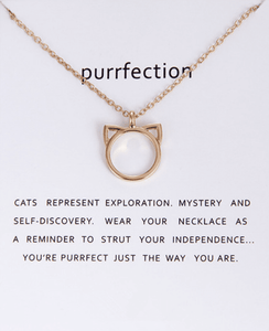 Cute Cat Necklace, Jewelry - catsbeststore