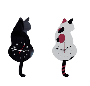 Cat Tail Clock,  - catsbeststore