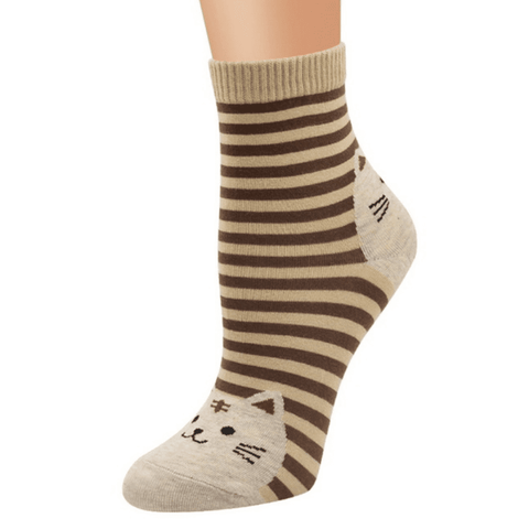 Image of Striped Cat Socks, Clothing - catsbeststore
