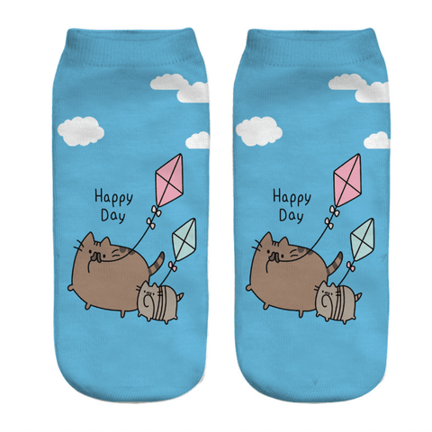 Happy Day Cat Socks, Clothing - catsbeststore