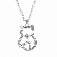 Cat Lovers Necklace, Jewelry - catsbeststore