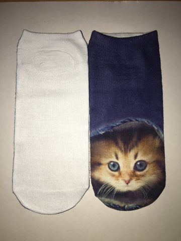 3D Printed Cat Socks, Clothing - catsbeststore